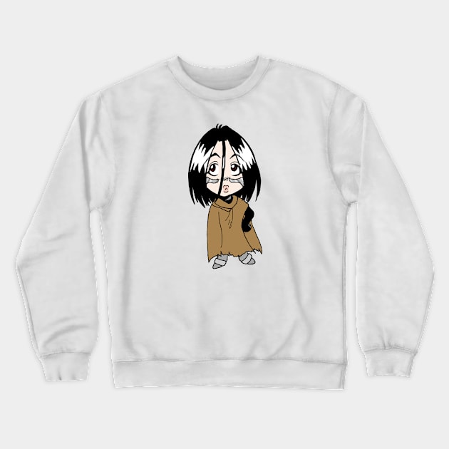 Alita Chibi Crewneck Sweatshirt by KranberriJam